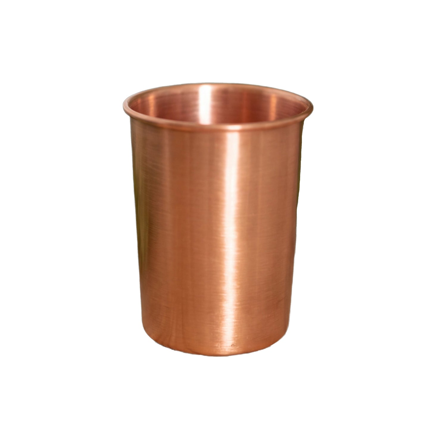 Gobelet en cuivre Kopero Lisse de 300 ml en cuivre pur, photo produit sur fond blanc