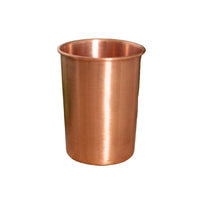Gobelet en cuivre Kopero Lisse de 300 ml en cuivre pur, photo produit sur fond blanc