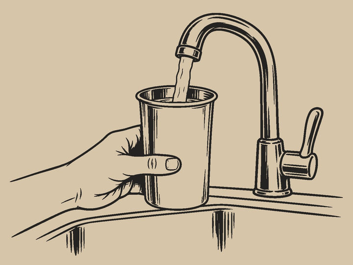 Remplis d'eau plate
