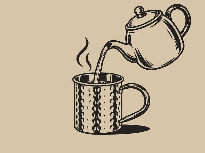 Remplis d'eau, de thé ou de café
