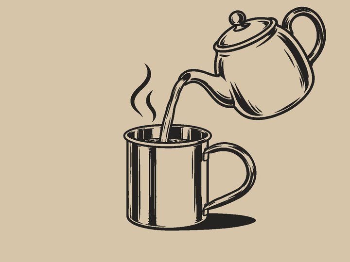 Remplis d'eau, de thé ou de café