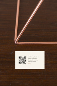 Photo détaillée du tube de cuivre, Pyramide Énergisante Kopero Grande (23,56 cm) avec carte de remerciement