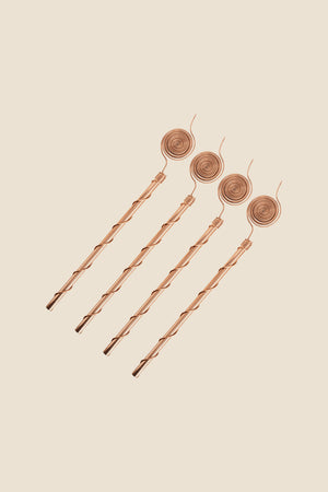 Kopero Électroculture 30 cm, quatre antennes de 30 cm sur fond blanc